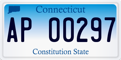 CT license plate AP00297