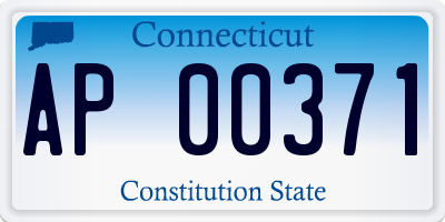 CT license plate AP00371