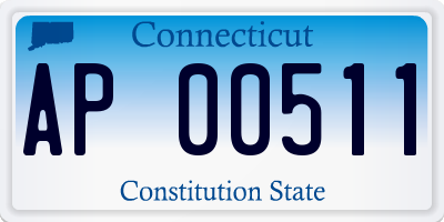 CT license plate AP00511