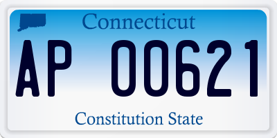 CT license plate AP00621