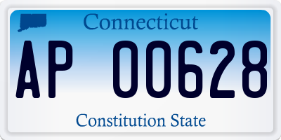 CT license plate AP00628