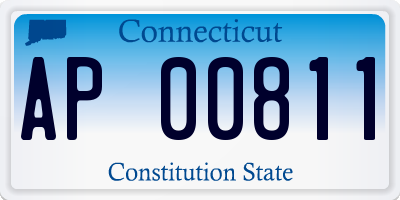 CT license plate AP00811