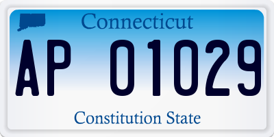 CT license plate AP01029