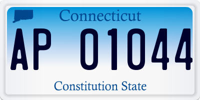 CT license plate AP01044