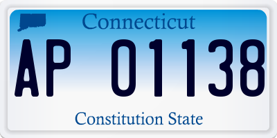 CT license plate AP01138