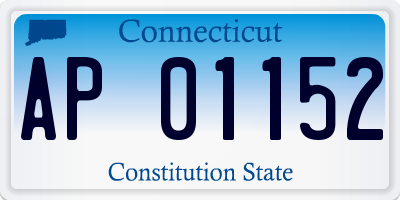 CT license plate AP01152