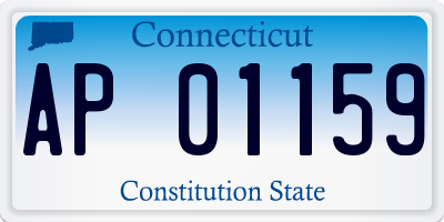 CT license plate AP01159