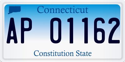 CT license plate AP01162