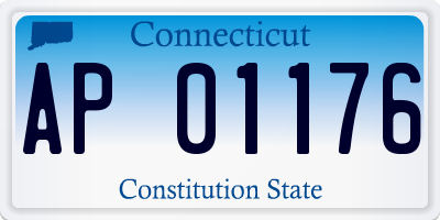 CT license plate AP01176