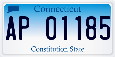 CT license plate AP01185