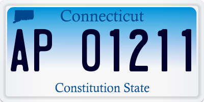 CT license plate AP01211
