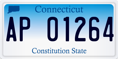 CT license plate AP01264