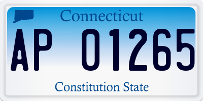 CT license plate AP01265