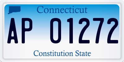 CT license plate AP01272