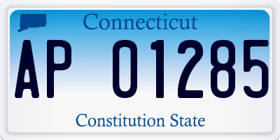 CT license plate AP01285