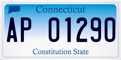 CT license plate AP01290