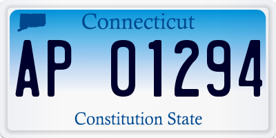 CT license plate AP01294