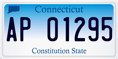CT license plate AP01295