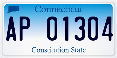 CT license plate AP01304