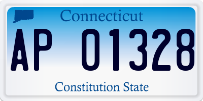 CT license plate AP01328
