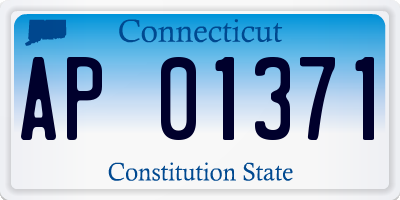CT license plate AP01371