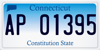 CT license plate AP01395