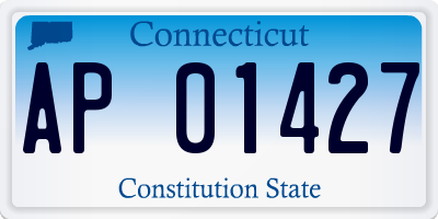 CT license plate AP01427