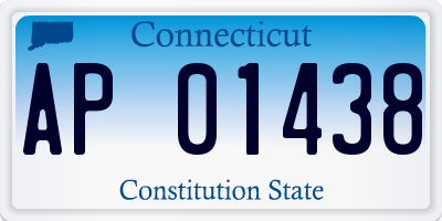 CT license plate AP01438