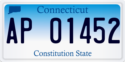 CT license plate AP01452