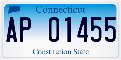 CT license plate AP01455