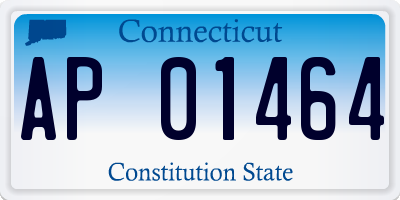 CT license plate AP01464