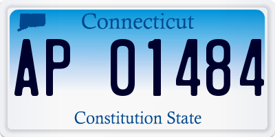 CT license plate AP01484