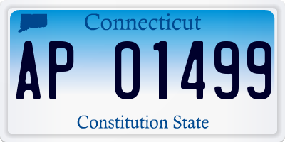 CT license plate AP01499