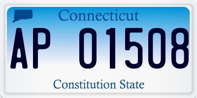 CT license plate AP01508