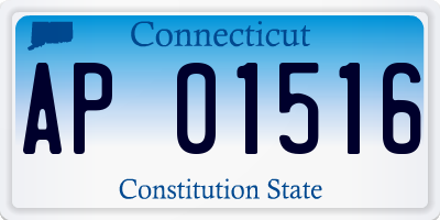 CT license plate AP01516