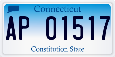 CT license plate AP01517