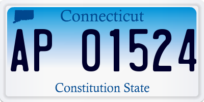 CT license plate AP01524