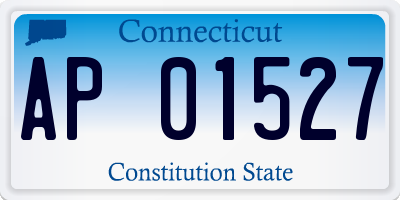CT license plate AP01527
