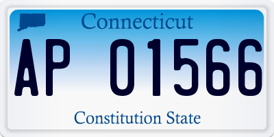 CT license plate AP01566