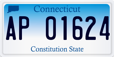 CT license plate AP01624