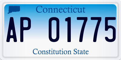 CT license plate AP01775