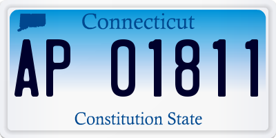 CT license plate AP01811