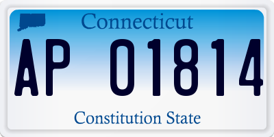 CT license plate AP01814