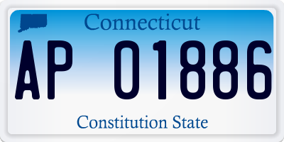 CT license plate AP01886
