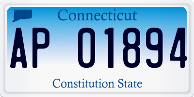 CT license plate AP01894