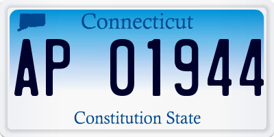 CT license plate AP01944