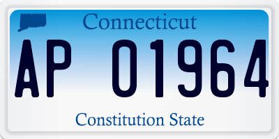 CT license plate AP01964