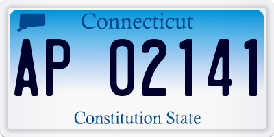 CT license plate AP02141