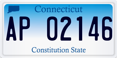 CT license plate AP02146