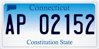 CT license plate AP02152